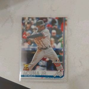 Ronald acuna Jr 2019 topps rookie rated